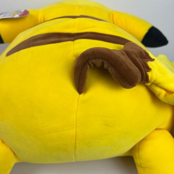 Pokemon 18” Sleeping Pikachu Soft Jumbo Large Plush Pillow Buddy NWT *READ* - Picture 10 of 16